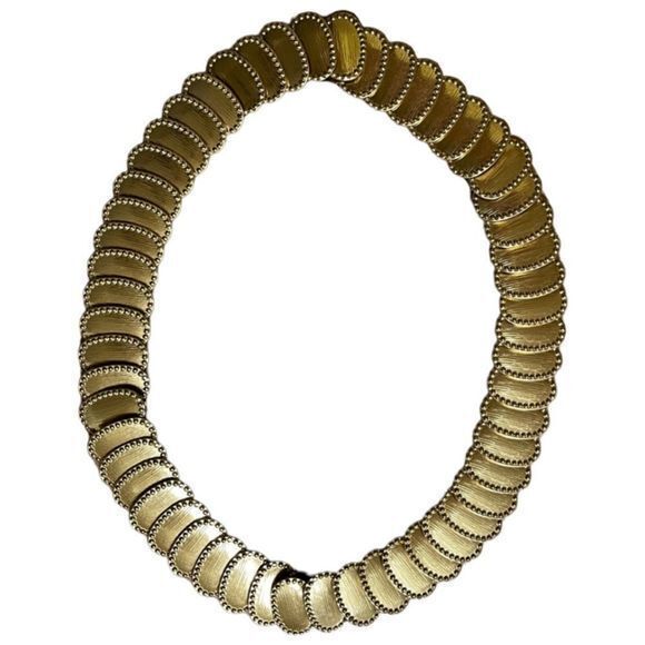 Vintage Women's Belt Gold Tone Elastic Adjustable - Picture 3 of 3